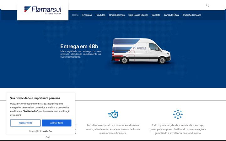Screenshot ta' flamarsul.com.br