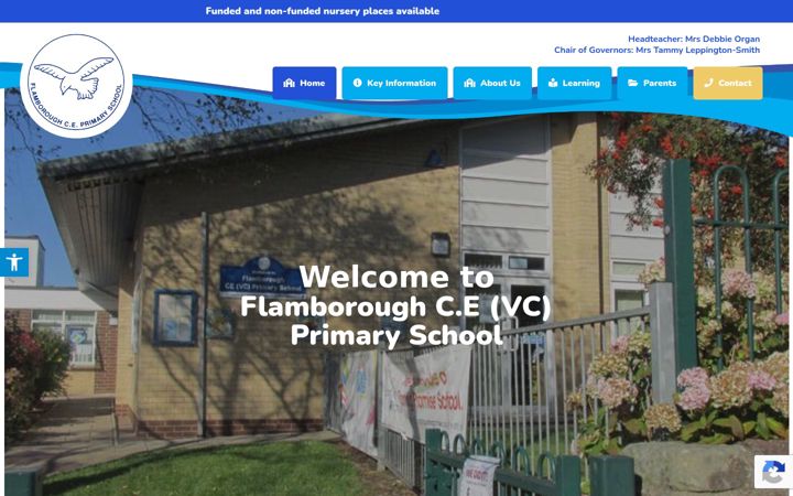 Екранна снимка на flamboroughprimary.co.uk