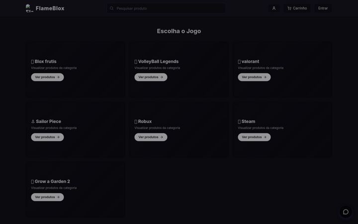 Screenshot of flameblox.store