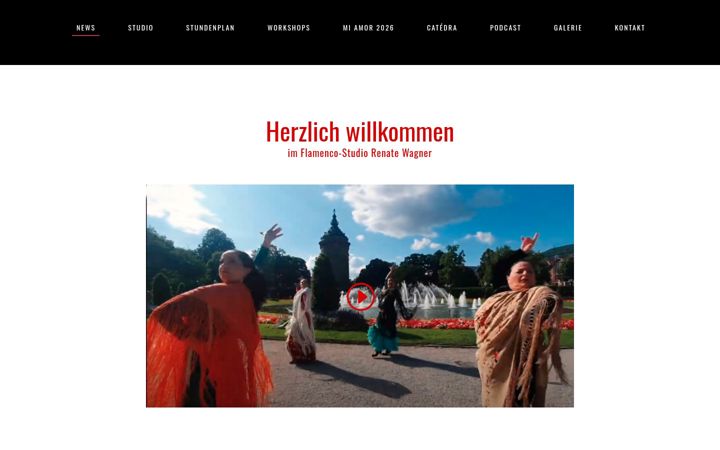 Screenshot of flamenco-renate-wagner.de