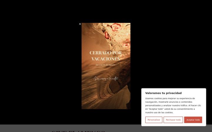 Screenshot of flamencocultural.com