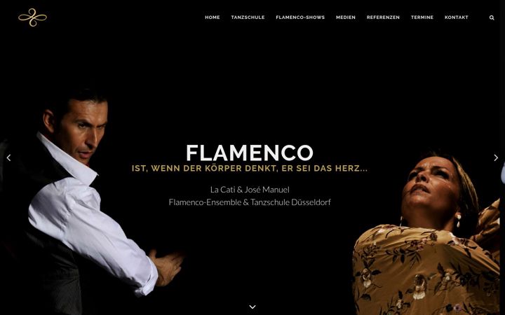 Screenshot of flamencoflamenco.de
