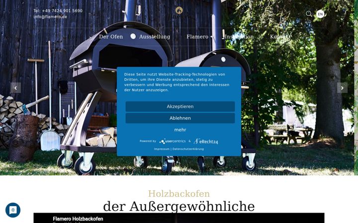 Screenshot of flamero.de