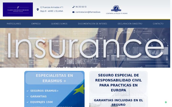 Screenshot of flamesib.es