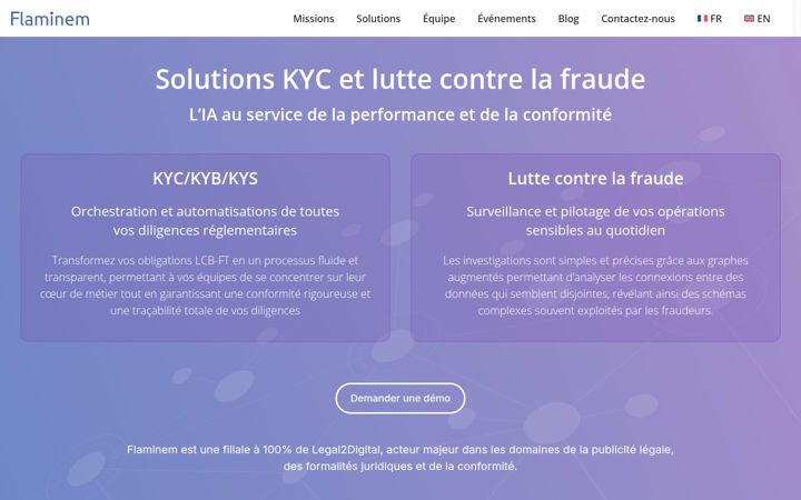 Screenshot of flaminem.com