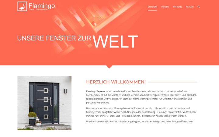 Screenshot of flamingo-fenster.de