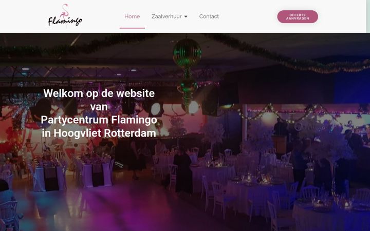 Screenshot of flamingo-hoogvliet.nl