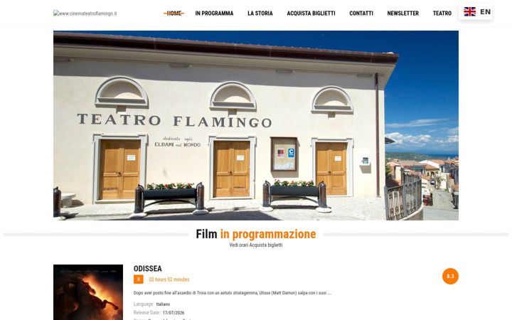 Screenshot of flamingo.it