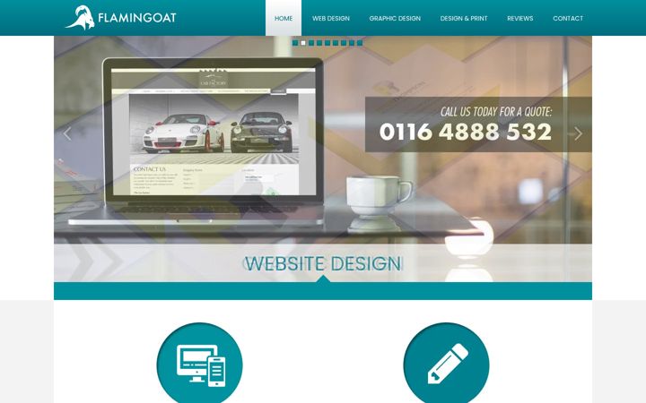 Screenshot of flamingoat.co.uk