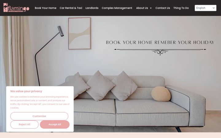 Screenshot of flamingocy.com