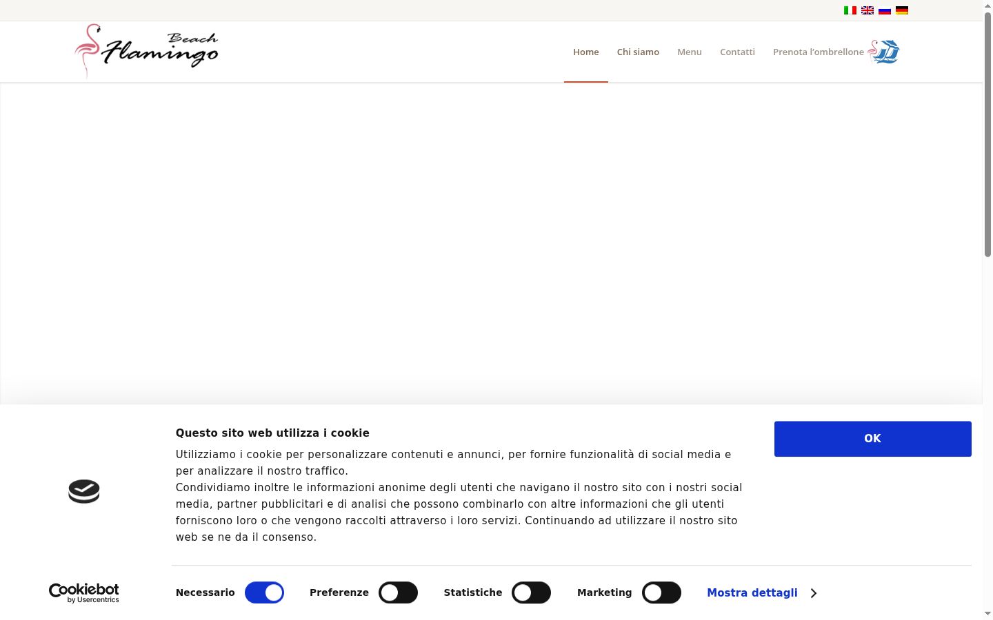 Snímka obrazovky banera súhlasu zobrazeného pred akoukoľvek interakciou
