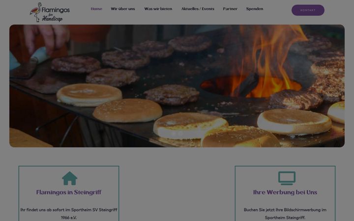 Screenshot of flamingos-for-handicap.de