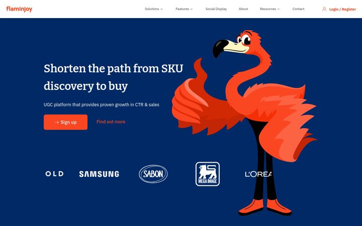 Screenshot ta' flaminjoy.com