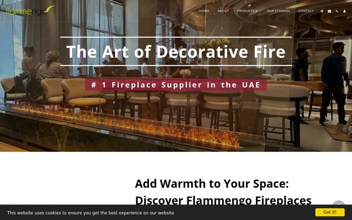 Screenshot of flammengo.com