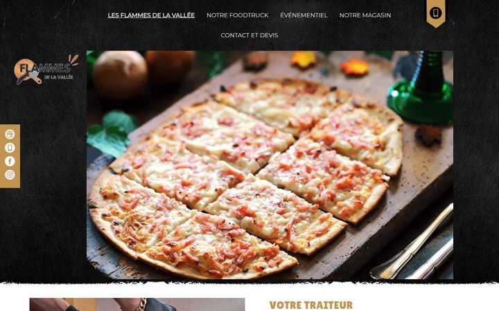 Screenshot of flammesvallee.fr