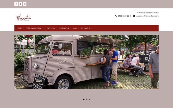 Screenshot of flammstein.com
