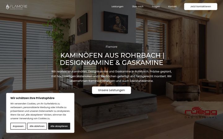 Screenshot of flamore.at