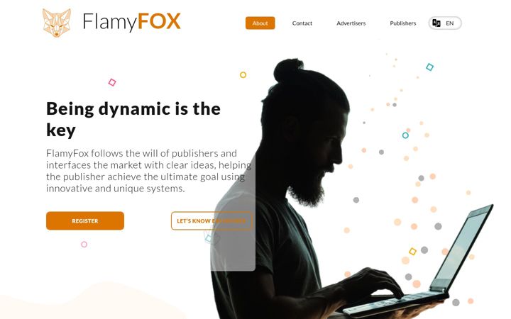 Screenshot of flamyfox.com