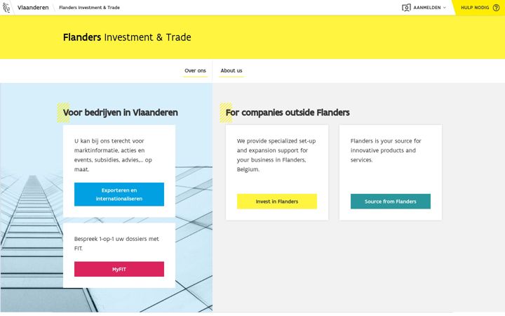 Screenshot of flandersinvestmentandtrade.com