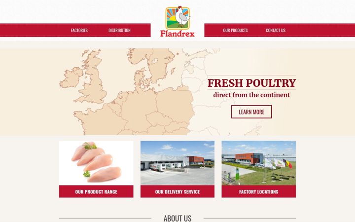 Screenshot ta' flandrex.co.uk