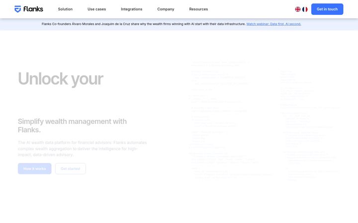 Screenshot of flanks.io