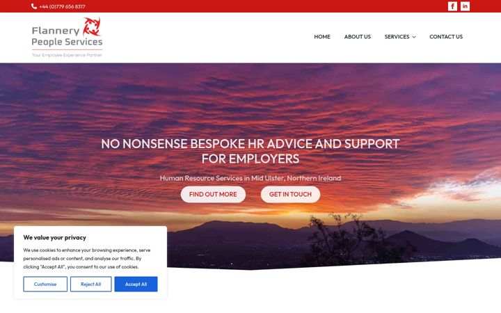 Screenshot of flannerypeople.com