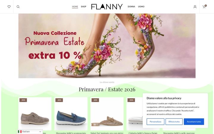 Screenshot of flanny.it