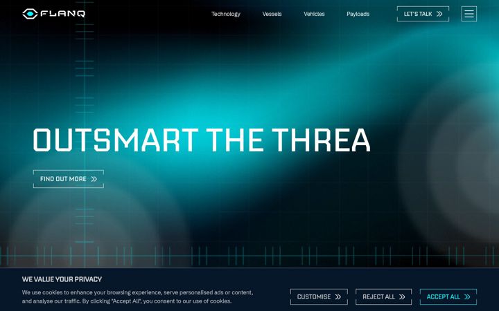 Screenshot of flanqdefence.com
