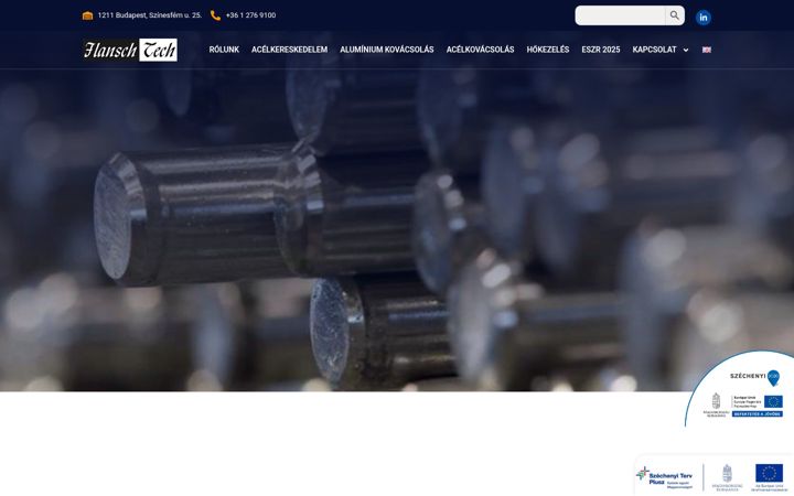 Screenshot of flansch-tech.hu