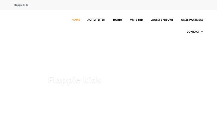 Screenshot of flappiekids.nl