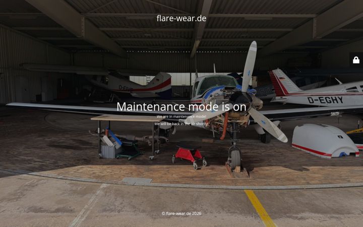 Screenshot of flare-wear.de