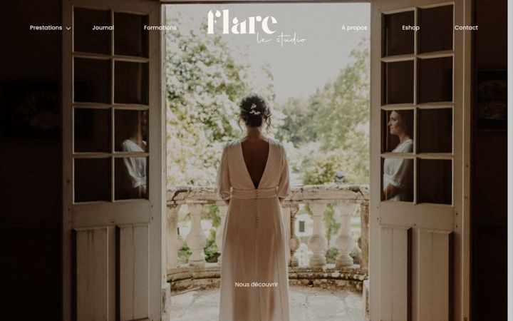 Screenshot of flarelestudio.com
