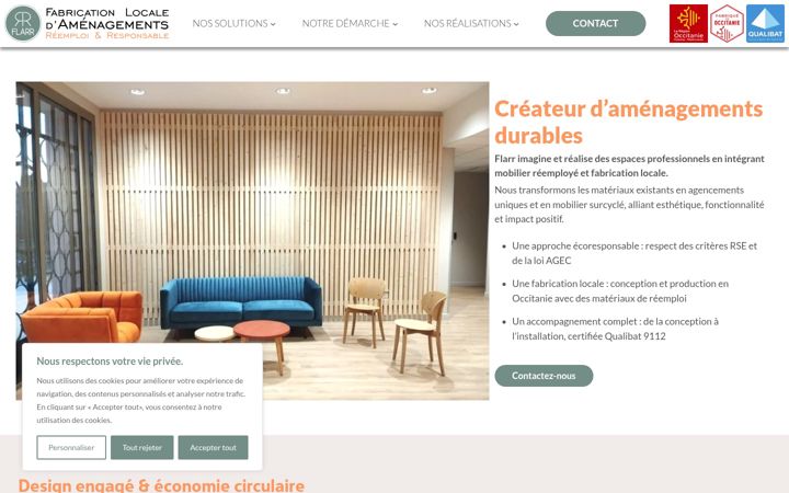 Screenshot of flarr.fr