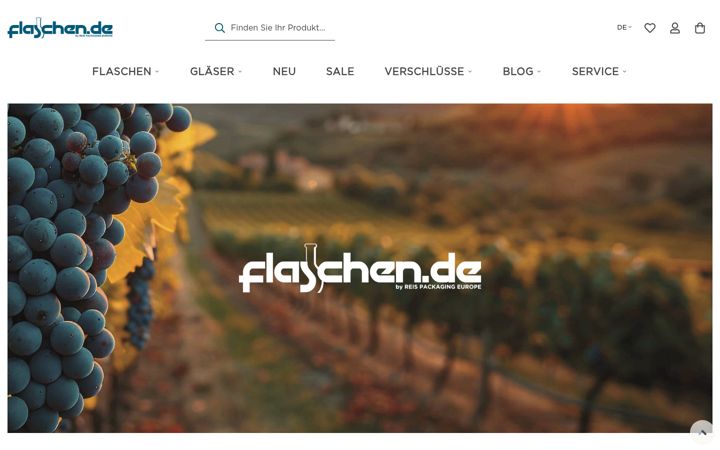 Screenshot of flaschen.de