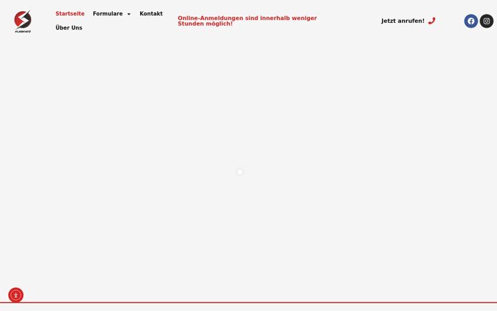 Screenshot of flash-kfz.de