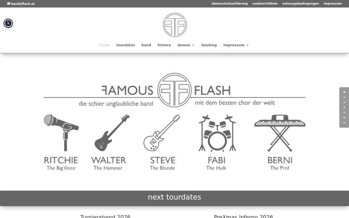 Screenshot of flash.at