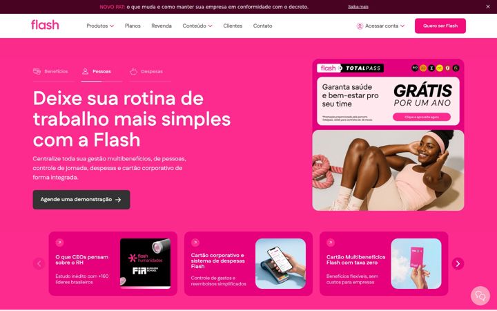 Screenshot of flashapp.com.br