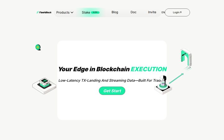 Screenshot of flashblock.trade