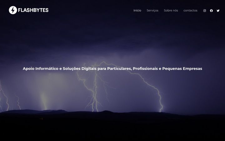 Screenshot of flashbytes.pt