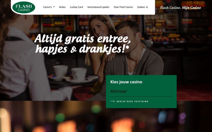Screenshot of flashcasino.nl
