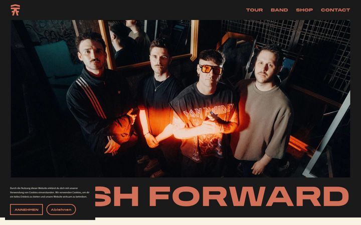Screenshot of flashforward.de
