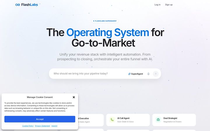 Screenshot of flashlabs.ai