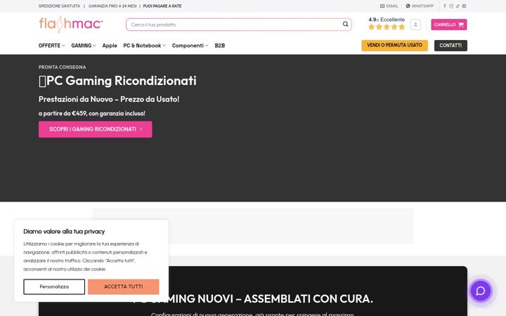 Screenshot of flashmac.com