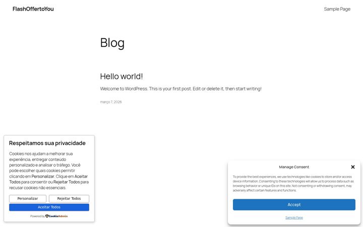 Screenshot of flashoffertoyou.com