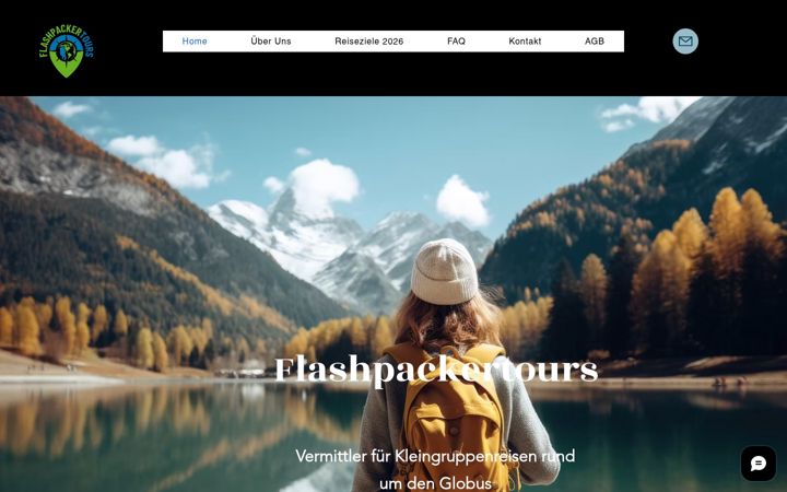 Screenshot of flashpackertours.com