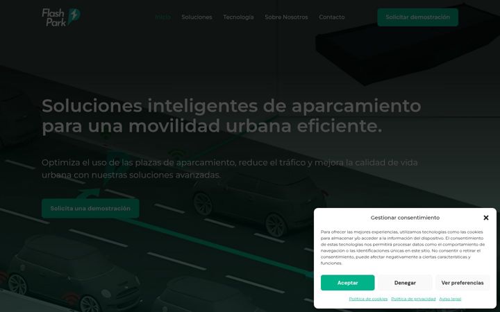 Screenshot of flashpark.app