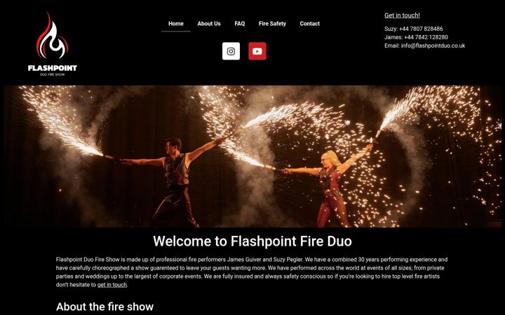 Screenshot of flashpointduo.co.uk