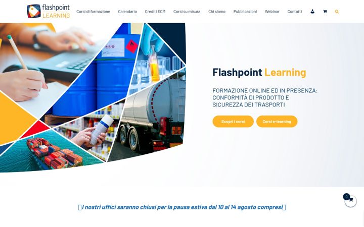 Screenshot of flashpointlearning.it