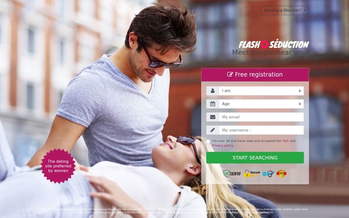 Screenshot of flashseduction.com