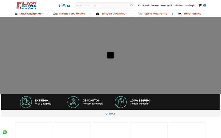Screenshot ta' flashtapeteseacessorios.com.br